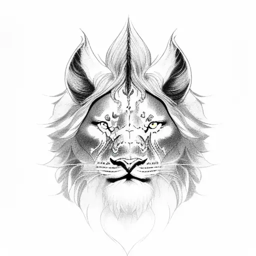 aslan tattoo design idea