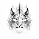 aslan tattoo design idea