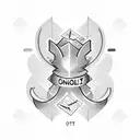 monopoly board tattoo design idea