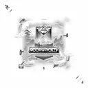 monopoly board tattoo design idea