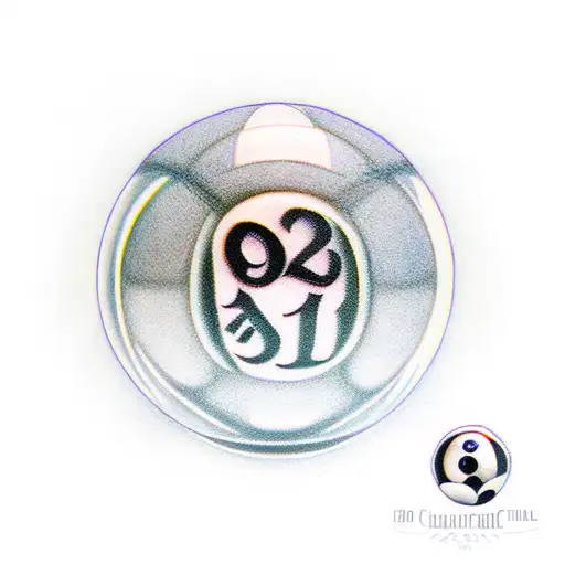 8 Ball tattoo design idea