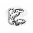 copperhead snake tattoo design idea
