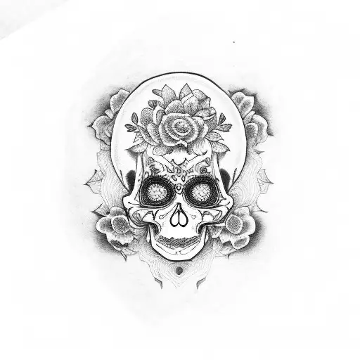 La muerto tattoo design idea