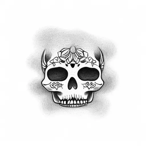 La muerto tattoo design idea
