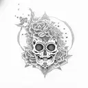 La muerto tattoo design idea
