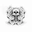 La muerto tattoo design idea