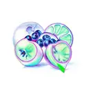 blueberry tattoo design idea