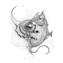 canary island tattoo design idea