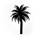 Palm Tree tattoo design idea