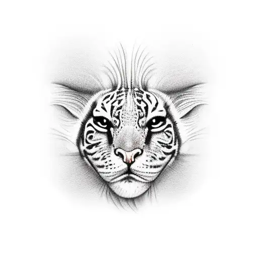 eye tigger tattoo design idea