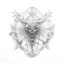 mammon sigil tattoo design idea