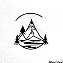 deeper gravity falls tattoo design idea