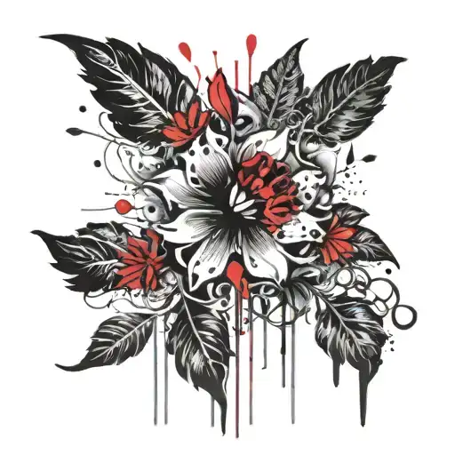 opium card tattoo design idea