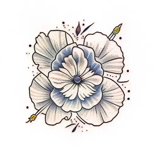 Karen's drawing to tattoo 🌼 #cosmosflower #initialtattoo #flowerdesigns  #tattoodesigns #flowertattoos #smallflower #finelinetattoo #f... | Instagram