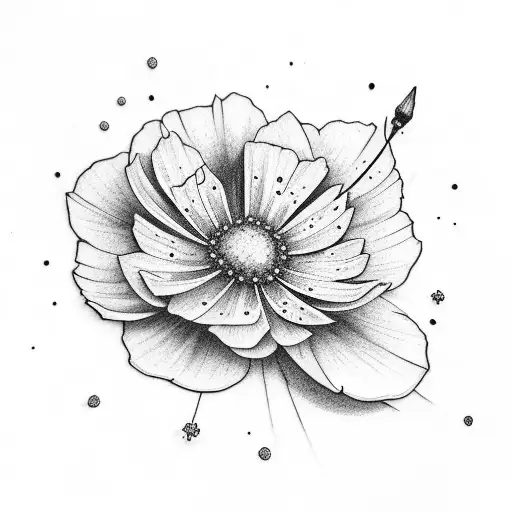 Rachael Roberts Tattoo - Cosmos flower | Facebook