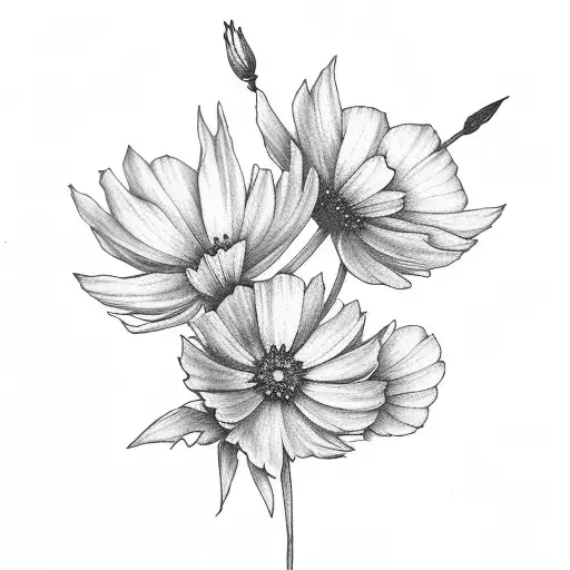 75+ Minimalist Flower Tattoos