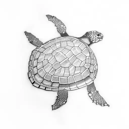 Hawaiian turtle tattoo  tattoo design idea
