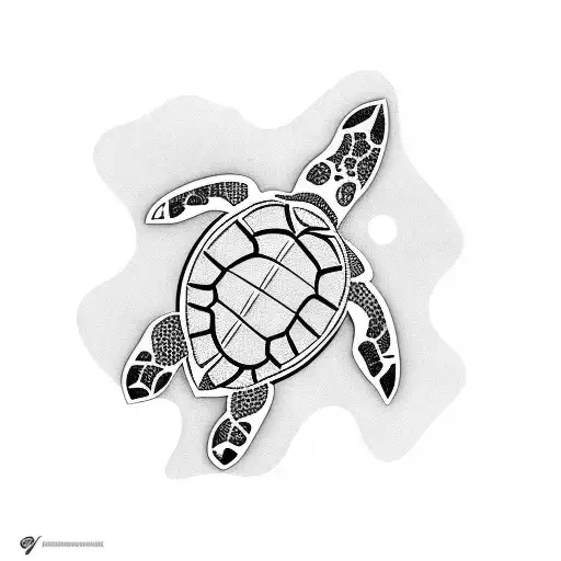 Hawaiian turtle tattoo tattoo design idea