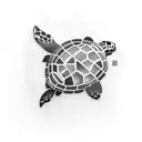 Hawaiian turtle tattoo  tattoo design idea