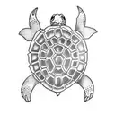 Hawaiian turtle tattoo  tattoo design idea