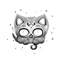 Guppy the Cat (from The Binding of Isaac) tattoo design idea