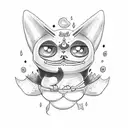 Guppy the Cat (from The Binding of Isaac) tattoo design idea