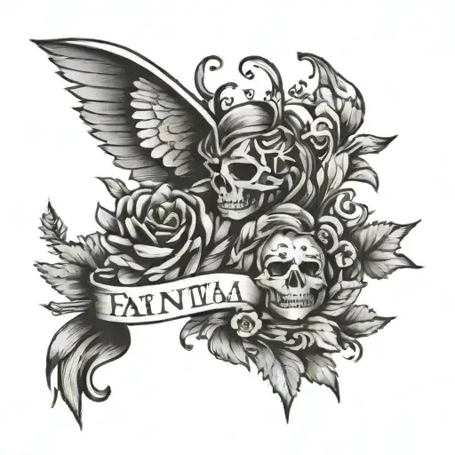 parental alienation tattoo design idea