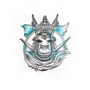 Lamassu tattoo design idea