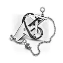 ankle bracelet with charms containing the letter z,w,r,and s tattoo design idea