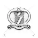 ankle bracelet with charms containing the letter z,w,r,and s tattoo design idea