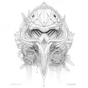 motorbike tattoo design idea