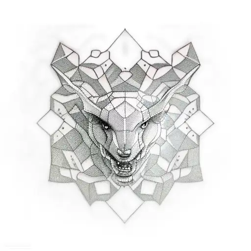 3D hexagonal tattoos tattoo design idea