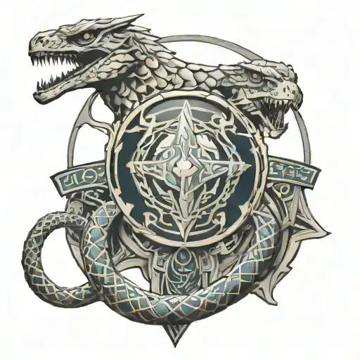stargate serpent guard tattoo design idea