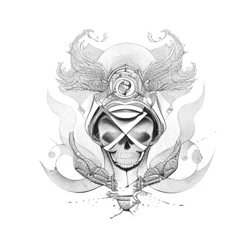 Virgo and sagitario tattoo design idea