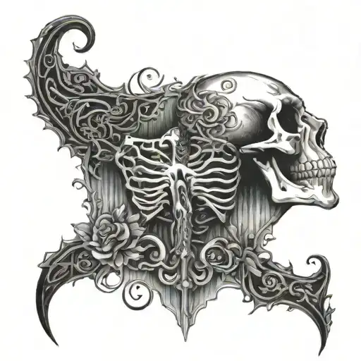 Why do I fear death?  tattoo design idea