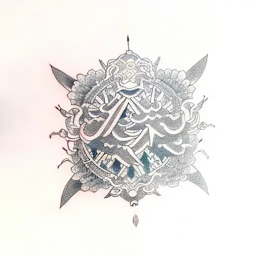 car tattoo design idea