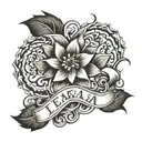 Leela ankita akash name tattoos tattoo design idea