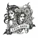 Leela ankita akash name tattoos tattoo design idea