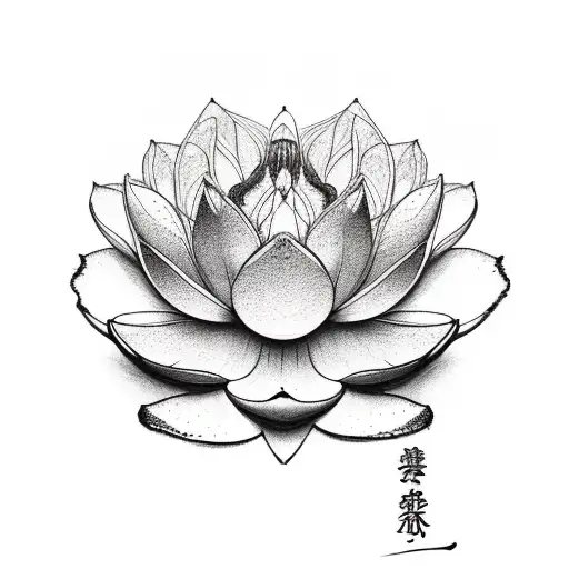 the name "victoria" with a lotus flower next to it tattoo design idea