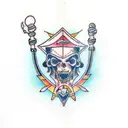 pendulum  tattoo design idea