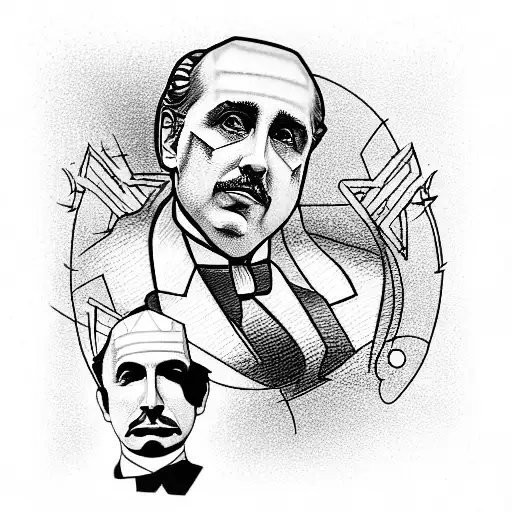 godfather tattoo design idea