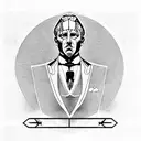 godfather tattoo design idea