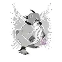 psyduck tattoo design idea