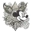 disneyland paris  tattoo design idea