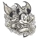 disneyland paris  tattoo design idea
