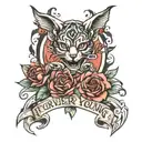 Forever young tattoo design idea