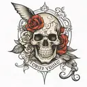Forever young tattoo design idea