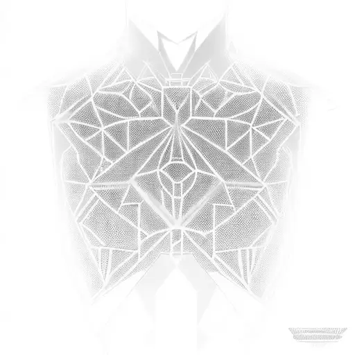 cyberware, design for the chest, i want it to be circuit relationated tattoo design idea