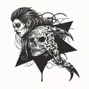 Despair tattoo design idea