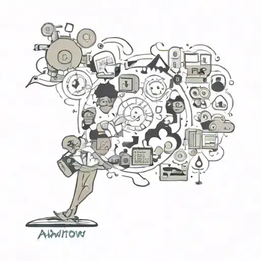 ambition that goes forever tattoo design idea